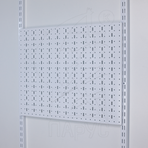Панель перфорированная 590х479мм. (Белый.)