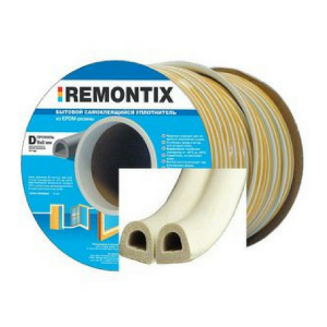 0603 Уплотнитель Remontix D100 белый 1 коробка 600м	