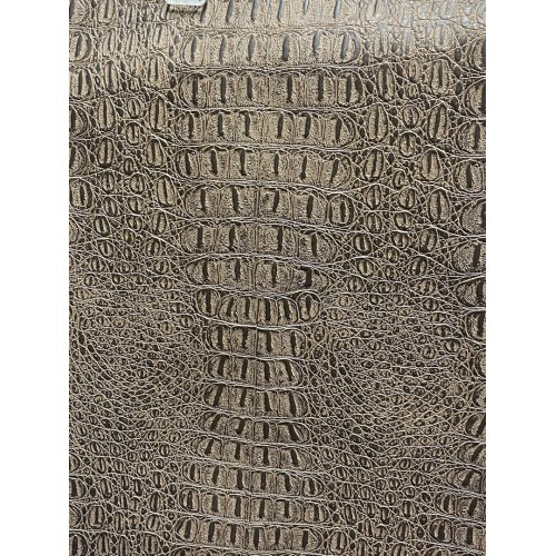 6271 Кожа искусственная Croco Brown/218