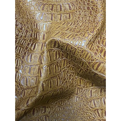6273 Кожа искусственная Croco Dk.Tan
