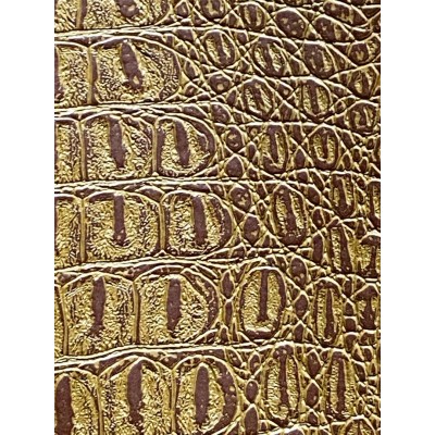 6273 Кожа искусственная Croco Dk.Tan