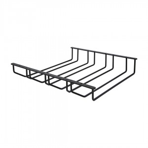 2204 Держатель бокалов 4-х рядный черный матовый MX-057 BL