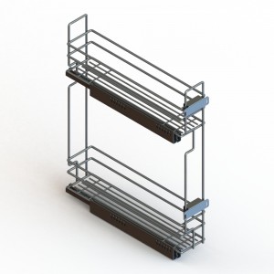6582 Б-а С/ДОВ держ-пер д/бут КВАДРО 1 база 150(ЛЕВ)ГРАФИТ HETTICH 10.03.01.9.1.1