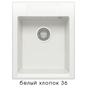 8853 Мойка Polygran ARGO-420 №36 Белый Хлопок