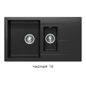 8793 Мойка Poligran BRIG-870 №16 (Черный)