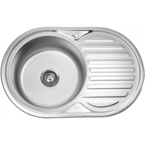 0090 Раковина для кухни врезная, 7750L-1E 0.8*180 sinklight